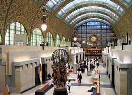 オルセー美術館内部