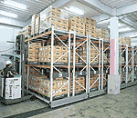 移動ラック納入事例・電機業界