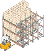 壁面の効率活用でスペース効率アップ