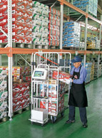 カートごとに出荷単位でピッキング