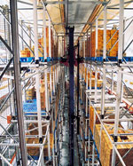 株式会社日本アクセス殿 格納数648パレットのコンパクトシステム