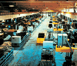 写真3. 世界最先端（当時）と言われた工作機械FA工場