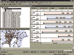 図3. 配車計画ガントチャート